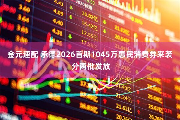 金元速配 承德2026首期1045万惠民消费券来袭 分两批发放